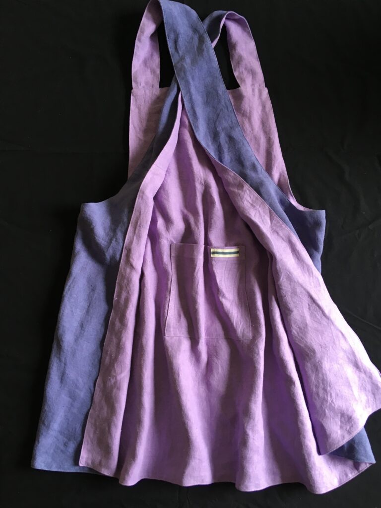 Pinny no 176, Indigo Mark I, reverse view