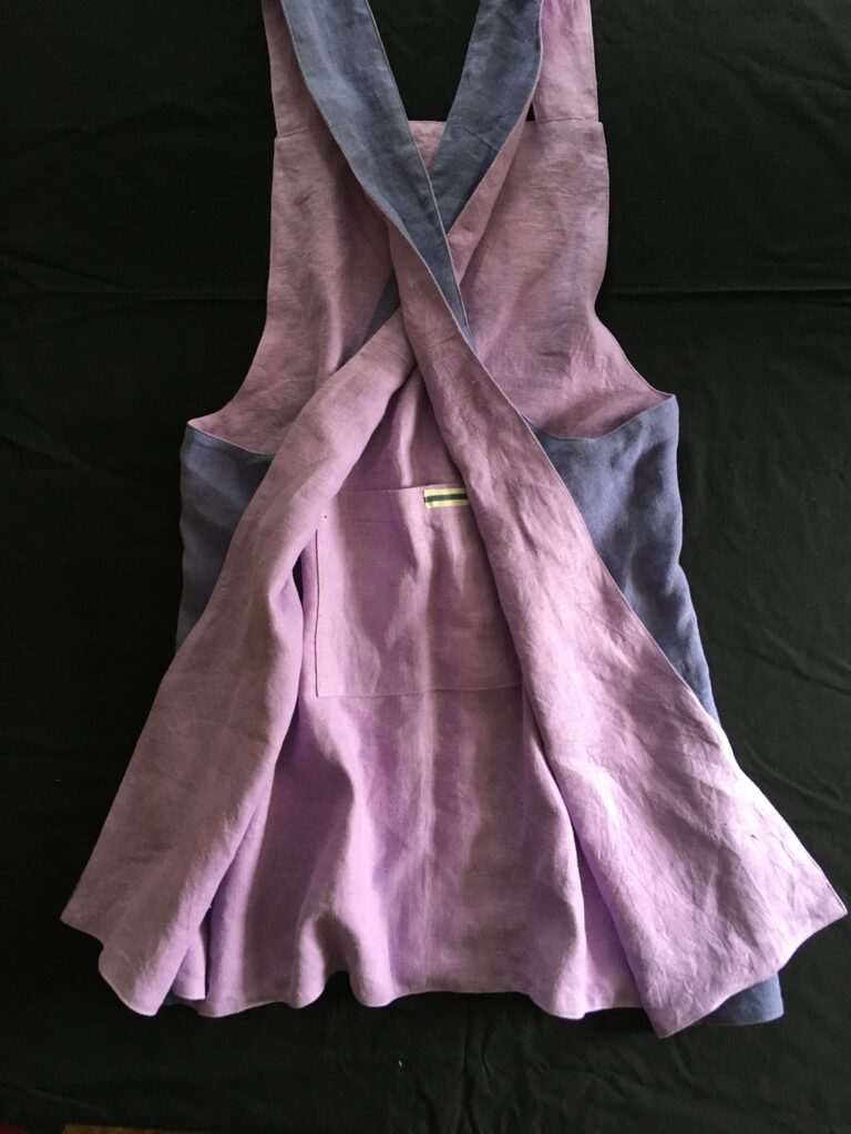 Pinny 181 Indigo Mark II, reverse showing purple side